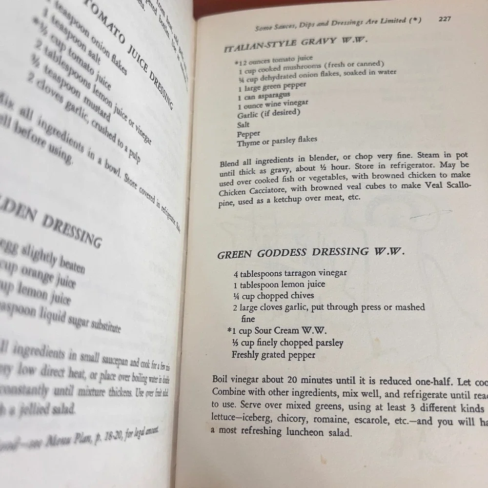 Vintage 1966 Weight Watchers Cook Book Jean Nidetch Hardcover 550 Recipes Retro